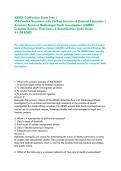 ABMDI Certification Exam Prep &vert;&NewLine;250 Practice Questions with Verified Answers & Detailed Rationales &vert;&NewLine;American Board of Medicolegal Death Investigators &lpar;ABMDI&rpar; Complete Review&comma; Final Exam & Recertification Study Guide&NewLine;A&plus; GRADED&excl;&NewLine;