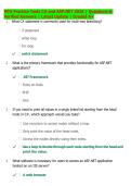 MTA C&num; & ASP&period;NET Practice Tests 2026&sol;2027 &vert; Practice Questions & Answer Key &vert; Comprehensive Review &vert; Latest Update &vert; Graded A&plus;