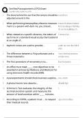 CPO Exam Study Guide &sol; Score 100&percnt; &sol; 2025 Update &sol; Certified Paraoptometric Practice Test Bank&NewLine;&NewLine;