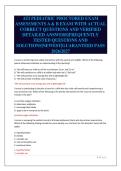 ATI PEDIATRIC PROCTORED EXAM&NewLine;ASSESSMENTS A & B EXAM WITH ACTUAL&NewLine;CORRECT QUESTIONS AND VERIFIED&NewLine;DETAILED ANSWERS&vert;FREQUENTLY&NewLine;TESTED QUESTIONS AND&NewLine;SOLUTIONS&vert;NEWEST&vert;GUARANTEED PASS&NewLine;2026&sol;202