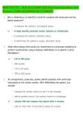 AHA ACLS Written Exam 2026&sol;2027 &vert; Practice Questions & Verified Answers &vert; Advanced Cardiac Life Support &vert; Complete Review &vert; Latest Update &vert; Graded A&plus;