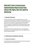 WGU E027 Task 2&colon; Infrastructure&NewLine;Implementation Report Azure IaaS&comma;&NewLine;Ubuntu VM&comma; Nginx&comma; SSL&sol;TLS&comma; iperf3 &&NewLine;Monitoring