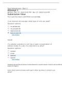 BIOL 180&vert; Quiz 3 &vert; With complete solution&vert; Updated RATED A&plus; &vert; 100&percnt; CORRECT&vert; American Military University