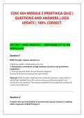 COSC 604 MODULE 2 PROETHICA QUIZ &vert; &NewLine;QUESTIONS AND ANSWERS &vert; 2026 &NewLine;UPDATE &vert; 100&percnt; CORRECT&period;