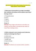 CAPA STUDY PRACTICE EXAM Certified Ambulatory Perianesthesia Nurse Practice Questions Answers & Rationales&period;&period;&period;&period;pdf&NewLine;&NewLine;