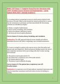 RNSG 1327 Exam 1 &vert; Complete Exam Practice Questions with 100&percnt; Verified Correct Answers and Explanations &ndash; Latest Update 2026&sol;2027 &vert; Already Graded A&plus;