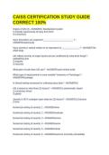 CAISS CERTIFICATION STUDY GUIDE CORRECT 100&percnt;