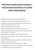 NOCTI Graphic Design Certification Exam &ndash; Study Questions and Verified Solutions for 2027&sol;2028 Exam Preparation