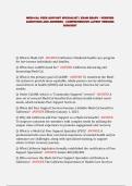 MEDI-CAL PEER SUPPORT SPECIALIST &vert; EXAM READY - VERIFIED QUESTIONS AND ANSWERS - COMPREHENSIVE LATEST VERSION 2026&sol;2027&NewLine;&NewLine;