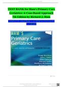 Test Bank- Ham's Primary Care Geriatrics&colon; A Case-Based Approach 7th Edition &lpar; Gregg A&period; Warshaw&comma; 2021&rpar;