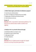 AHIP MEDICARE MODULE 1 PRACTICE EXAM Medicare Basics&comma; Eligibility&comma; Parts A&ndash;D&comma; and Key Concepts 50 SURE Questions Answers & Rationales&period;&period;&period;&period;pdf&NewLine;&NewLine;