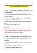 Module 1&colon; Medicare Choices and Eligibility&comma; Module 2&colon; Medicare Health Plans&comma; Module 3&colon; Medicare Part D Prescription Drug Coverage&comma; Module 4&colon; Marketing and Communication Rules&comma; Module 5&colon; Enrollment Guidance &vert; Exam &vert;QUESTIONS & ANSWERS&vert; already graded A&plus; &lpar;C