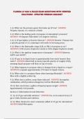 FLORIDA LP GAS & RULES EXAM QUESTIONS WITH VERIFIED SOLUTIONS - UPDATED VERSION 2026&sol;2027&NewLine;&NewLine;