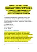 COMPTIA PENTEST&plus; PT0-003 &NewLine;CERTIFICATION EXAM WITH QUESTIONS &NewLine;AND VERIFIED ANSWERS&comma; PLUS DETAILED &NewLine;RATIONALES&sol;EXPERT VERIFIED FOR &NewLine;GUARANTEED PASS 2026&sol;LATEST &NewLine;UPDATE&sol;INSTANT DOWNLOAD PDF