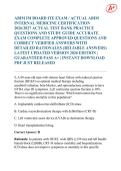 ABIM IM Board ITE Exam 2026&sol;2027 &ndash; Internal Medicine Certification Test Bank &vert; Practice Questions&comma; Detailed Answers & Rationales &vert; Comprehensive Study Guide &vert; Updated 2026 Edition &vert; PDF