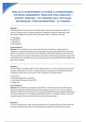 WGU D116 ATMOSPHERIC SYSTEMS & HYDROSPHERE &vert; PHYSICAL GEOGRAPHY PRACTICE TEST 2026&sol;2027 &vert; EXPERT VERIFIED &vert; 125 VERIFIED Q&A &vert; DETAILED RATIONALES &vert; PASS GUARANTEED &ndash; A&plus; GRADED