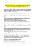 Texas Real Estate Exam with all Correct & 100&percnt; Verified Answers &vert;Latest Version &vert;Already Graded A&plus;