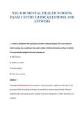 NSG 3180 EXAM BUNDLE QUESTIONS WITH VERIFIED ANSWERS