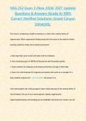NSG 252 Exam 3&lpar;New 2026&sol; 2027 Update&rpar; Questions & Answers &lbrace;Grade A&rcub; 100&percnt; Correct &lpar;Verified Solutions&rpar;
