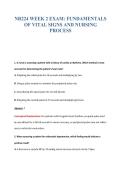 NR224 EXAM BUNDLE QUESTIONS WITH VERIFIED ANSWERS