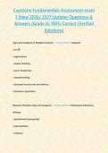 Capstone Fundamentals Assessment exam 1 &lpar;New 2026&sol; 2027 Update&rpar; Questions & Answers &lbrace;Grade A&rcub; 100&percnt; Correct &lpar;Verified Solutions&rpar;&NewLine;&NewLine;