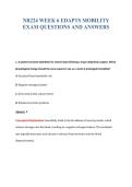 NR224 EXAM BUNDLE QUESTIONS WITH VERIFIED ANSWERS