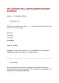 SAT 2026 Practice Test &ndash; Questions&comma; Answers and Detailed &NewLine;Explanations