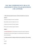 NSG 300 EXAM BUNDLE QUESTIONS WITH VERIFIED ANSWERS