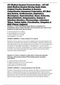 ATI Medical-Surgical Proctored Exam &ndash; ATI RN Adult Medical-Surgical Nursing Study Guide&comma; Original Practice Questions & Answers&comma; Comprehensive Assessment Preparation&comma; ATI Med-Surg Review&comma; Cardiovascular&comma; Respiratory&comma; Neurological&comma; Gastrointestinal&comma; Renal&comma; 