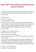 CBMT Practice Exam &ndash; Practice Questions and Revised Answers for 2026&sol;2027 Exam Preparation