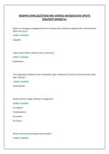 NSG644O EXAM&vert;QUESTIONS AND VERIFIED ANSWERS&vert;NEW UPDATE 2026&sol;2027&vert;GRADED A&plus;