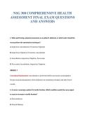 NSG 300 EXAM BUNDLE QUESTIONS WITH VERIFIED ANSWERS