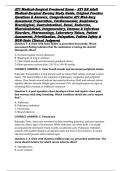 ATI Medical-Surgical Proctored Exam &ndash; ATI RN Adult Medical-Surgical Nursing Study Guide&comma; Original Practice Questions & Answers&comma; Comprehensive ATI Med-Surg Assessment Preparation&comma; Cardiovascular&comma; Respiratory&comma; Neurological&comma; Gastrointestinal&comma; Renal&comma; Endocrin