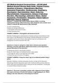 ATI Medical-Surgical Proctored Exam &ndash; ATI RN Adult Medical-Surgical Nursing Study Guide&comma; Original Practice Questions & Answers&comma; Comprehensive Med-Surg Assessment Preparation&comma; Cardiovascular&comma; Respiratory&comma; Neurological&comma; Gastrointestinal&comma; Renal&comma; Endocrine&comma; M