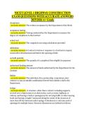 NICET LEVEL 1 HIGHWAY CONSTRUCTION &NewLine;EXAM QUESTIONS WITH ACCURATE ANSWERS &NewLine;20252026 A&plus; Grade 