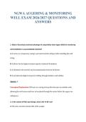 NGWA AUGERING AND MONITORING&NewLine;WELL PROFESSIONAL CERTIFICATION&NewLine;EXAM