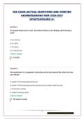 FAE EXAM &vert;ACTUAL QUESTIONS AND VERIFIED ANSWERS&vert;BRAND NEW 2026-2027 UPDATE&vert;GRADED A&plus;