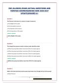 FAE EXAM BUNDLE &vert; QUESTIONS AND ANSWERS&vert;BRAND NEW 2026-2027 UPDATE