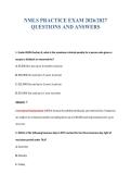 NMLS PRACTICE EXAM 2026&sol;2027&NewLine;QUESTIONS AND ANSWERS
