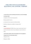 NMLS PRACTICE EXAM 2026&sol;2027&NewLine;QUESTIONS AND ANSWERS&period; VERIFIED