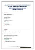 SSI INSTRUCTOR ALL MODULES COMBINED EXAM &vert;ACTUAL QUESTIONS AND VERIFIED ANSWERS&vert;BRAND NEW 2026-2027 UPDATE&vert;GRADED A&plus;