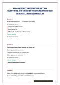 SSI ASSISTANT INSTRUCTOR &vert;ACTUAL QUESTIONS AND VERIFIED ANSWERS&vert;BRAND NEW 2026-2027 UPDATE&vert;GRADED A&plus;