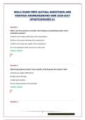 IBCLC EXAM PREP &vert;ACTUAL QUESTIONS AND VERIFIED ANSWERS&vert;BRAND NEW 2026-2027 UPDATE&vert;GRADED A&plus;