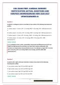 CSC EXAM PREP -CARDIAC SURGERY CERTIFICATION &vert;ACTUAL QUESTIONS AND VERIFIED ANSWERS&vert;BRAND NEW 2026-2027 UPDATE&vert;GRADED A&plus;