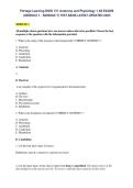 2025 BIOD 151 Final Exam Portage Learning 2026&sol;2027 &vert; A&P 1 Practice Questions & Study Guide