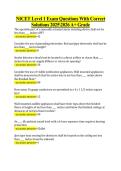 NICET Level 1 Exam Questions With Correct &NewLine;Solutions 20252026 A&plus; Grade