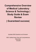 Comprehensive Overview of Medical Laboratory Science & Technology &vert; Study Guide & Exam Review