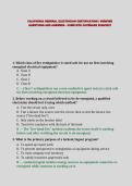 CALIFORNIA GENERAL ELECTRICIAN CERTIFICATION &vert; VERIFIED QUESTIONS AND ANSWERS - COMPLETE COVERAGE 2026&sol;2027