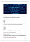 CLASS F LICENSE &lpar;ONTARIO&rpar; EXAM&NewLine;WITH ACTUAL CORRECT QUESTIONS&NewLine;AND VERIFIED DETAILED&NewLine;ANSWERS&vert;FREQUENTLY TESTED&NewLine;QUESTIONS AND&NewLine;SOLUTIONS&vert;NEWEST&vert;GUARANTEED&NewLine;PASS 2026&sol;2027