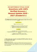ILEARNTOBOAT FINAL EXAM Questions with 100&percnt; Verified Answers &vert; Newest Update 2026 &ndash; 2027 &lpar;Graded A&plus;&rpar;&NewLine;